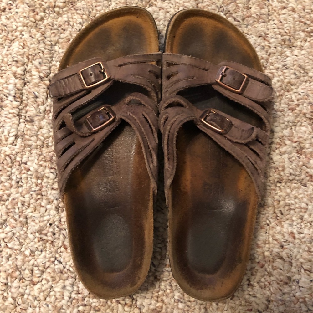 Double strap women’s 37 birkenstock’s